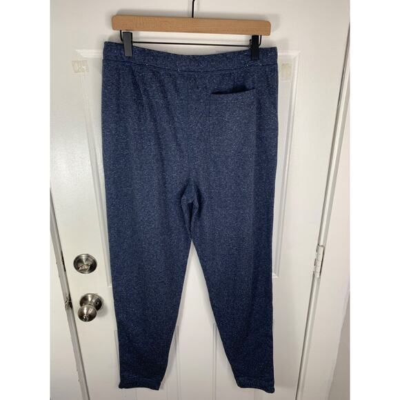 Eddie Bauer Lounge Mens Blue Heathered Joggers Size M - Picture 2 of 7